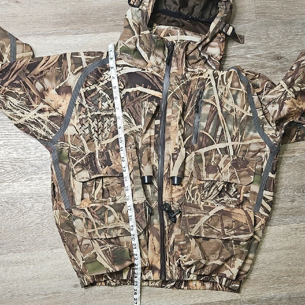 Columbia Men's PHG Omni Heat Tech Waterproof  Camouflage Jacket Size Medium